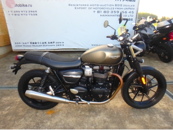 Çàêàçàòü èç ßïîíèè ìîòîöèêë Triumph Street Twin 2021 ôîòî 8